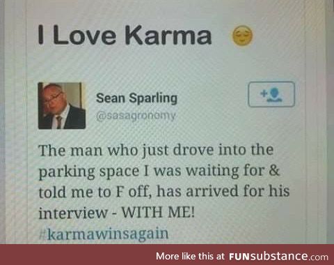 I love karma