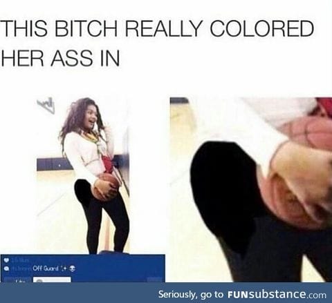 Colored ass