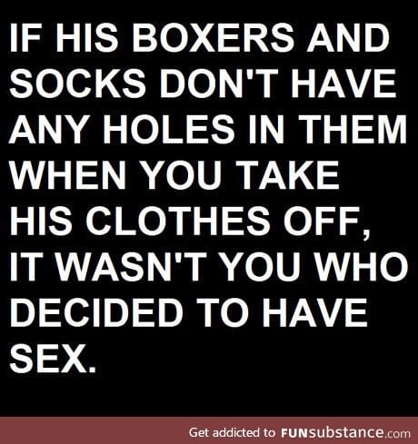 Men don't match their underwear