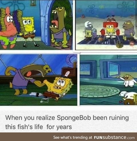 Spongebob is an ass