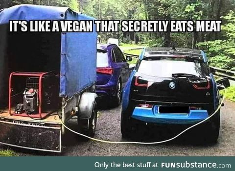 Vegan and eat meat