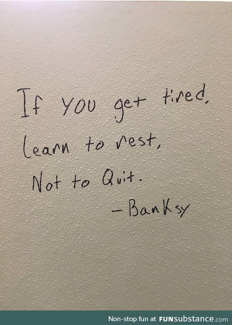 Sometimes bathroom stall graffiti is a good thing