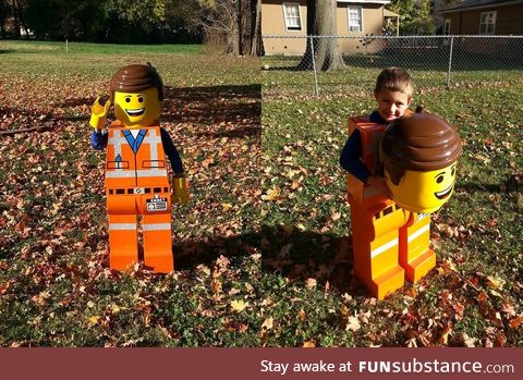 Awesome lego costume