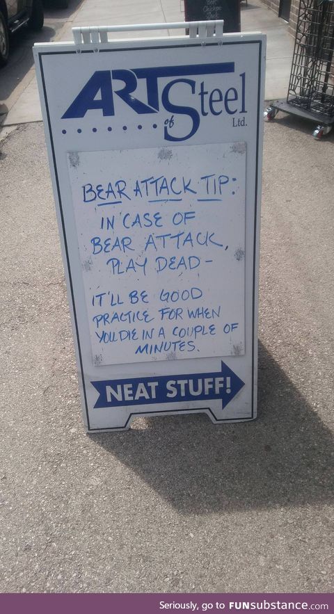 Beware of bears