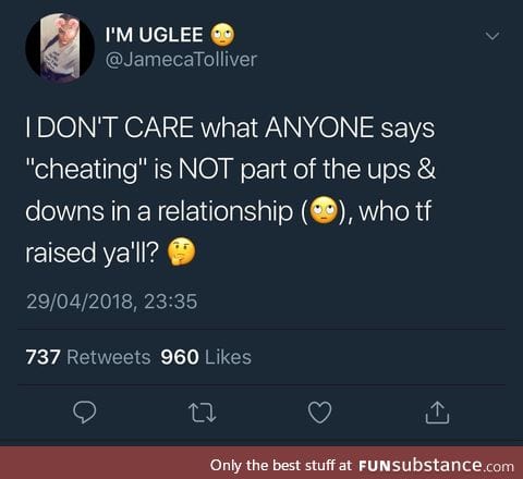 No respect for cheaters