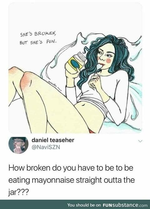 Very broken girl