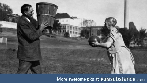 The inventor of basketball, circa 1890's