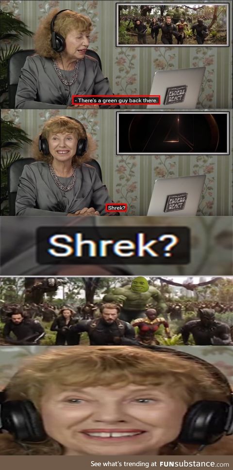 Shrek in Avengers