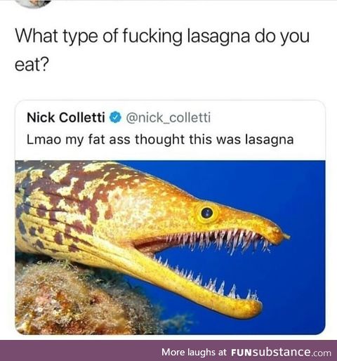 Scary lasagna