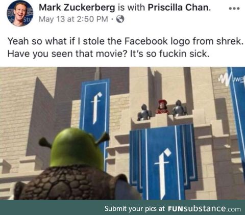 Stolen FB logo