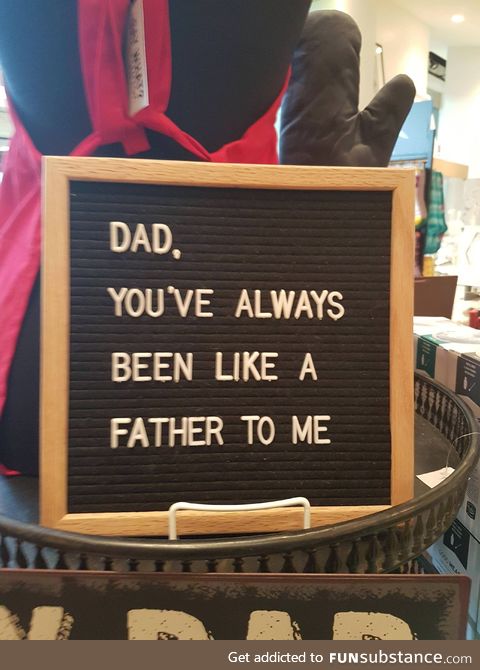 Showing dad the love for father's day