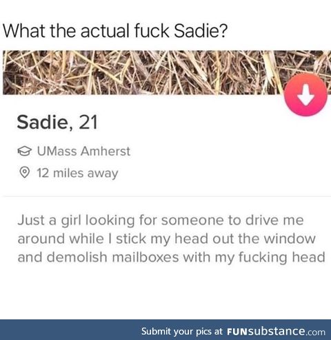 Sadie is short for sadistic