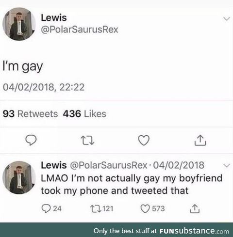 That's not gay at all