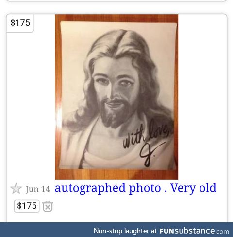 Craigslist - 2000 year old autographed photo!