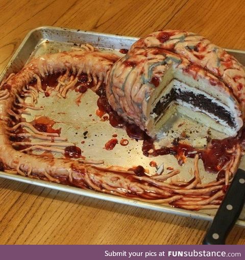 This cake hurts my brain