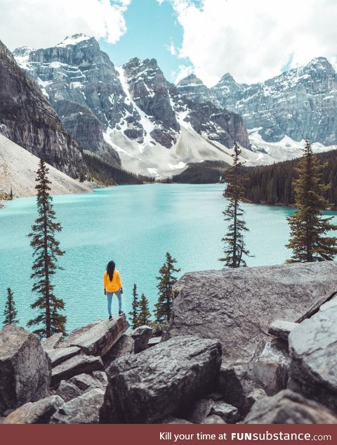 The always incredible Moraine Lake