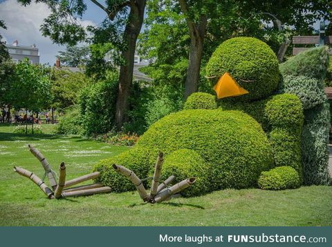 A wonderful street Installation by Claude Ponti in Nantes, France