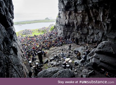 Concert stage in Norway