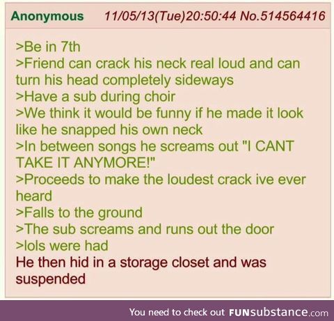 Anon pranks the sub