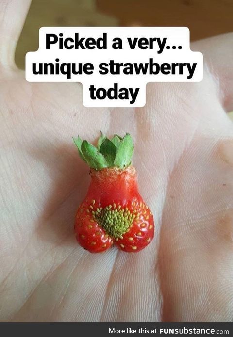 I love eating strawberries