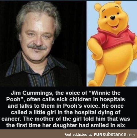 Winnie the Pooh being wholesome