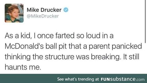 Loud fart