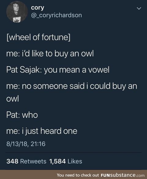 Buy an owl