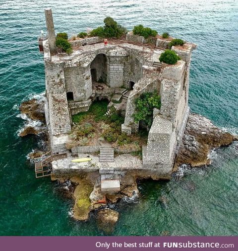 Scola tower, liguria, italy