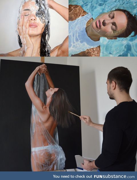 Hyperrealistic paintings by Ukrainian artist, Sergey Piskunov