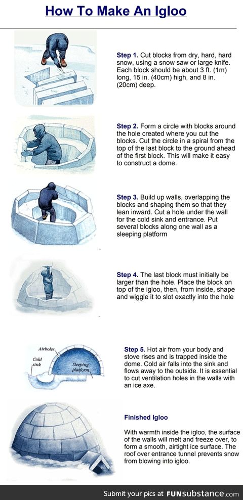 How to many an igloo