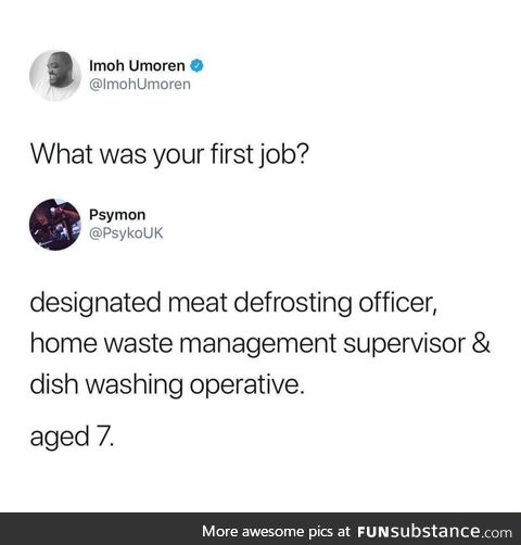 First job