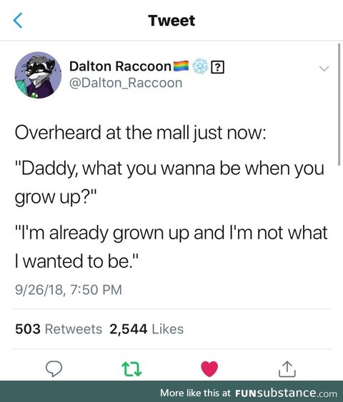 I'm already grow up