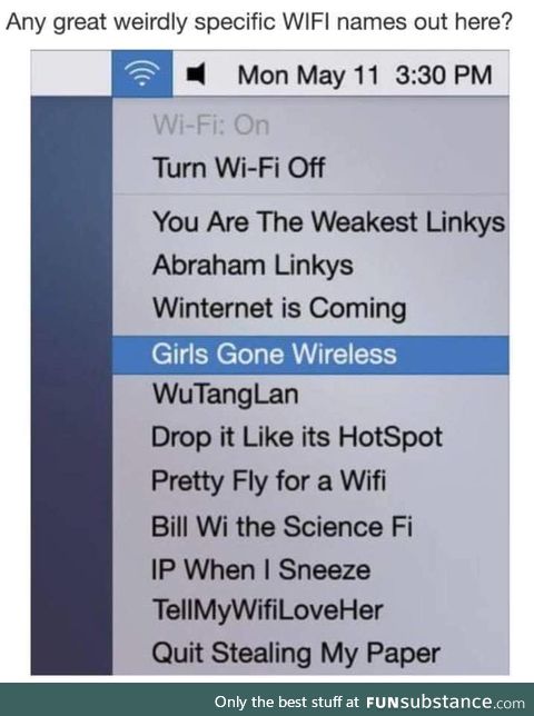 What's your wifi name