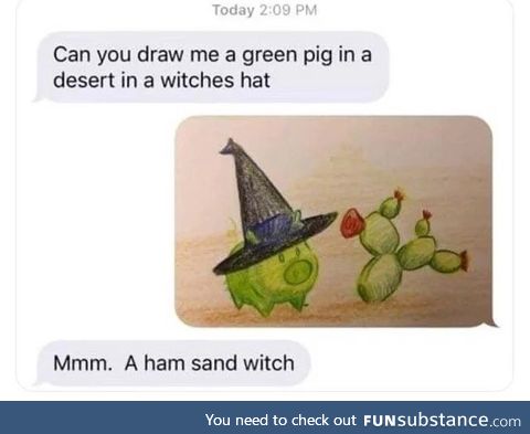 Ham sand witch