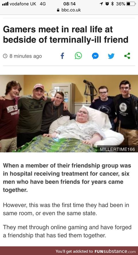 Friends made through games