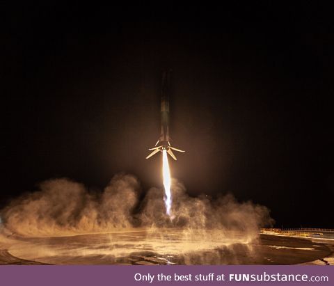 Falcon 9's First West Coast land landing