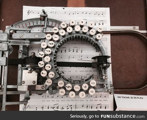 Music Typewriter from 1936