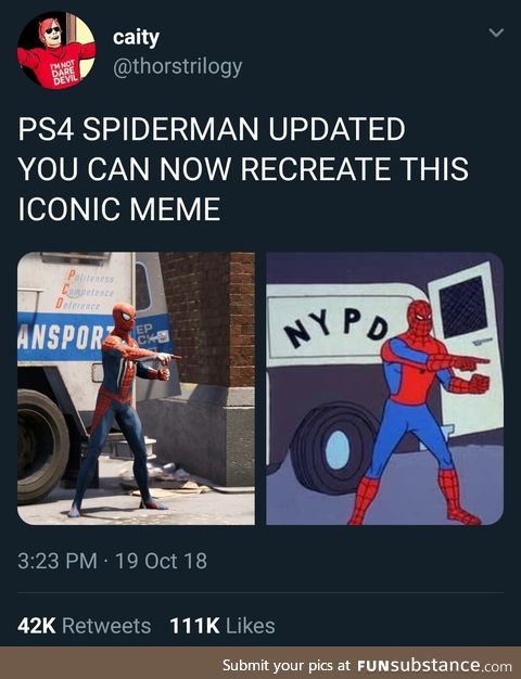 Spiderman meme