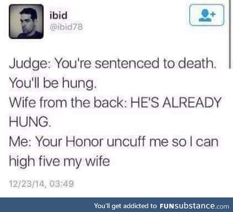 You'll be hung