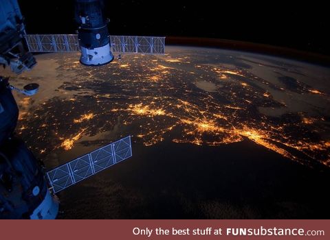 US Eastern Seaboard as seen from space - taken by NASA