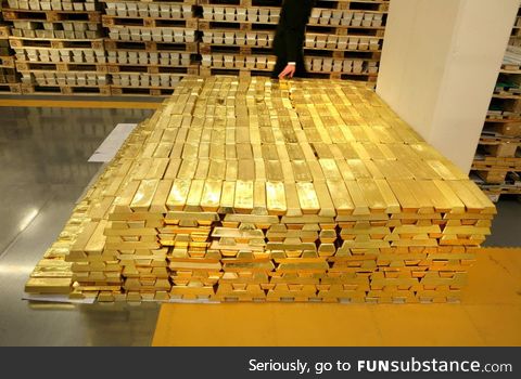 1.6 billion USD worth of gold