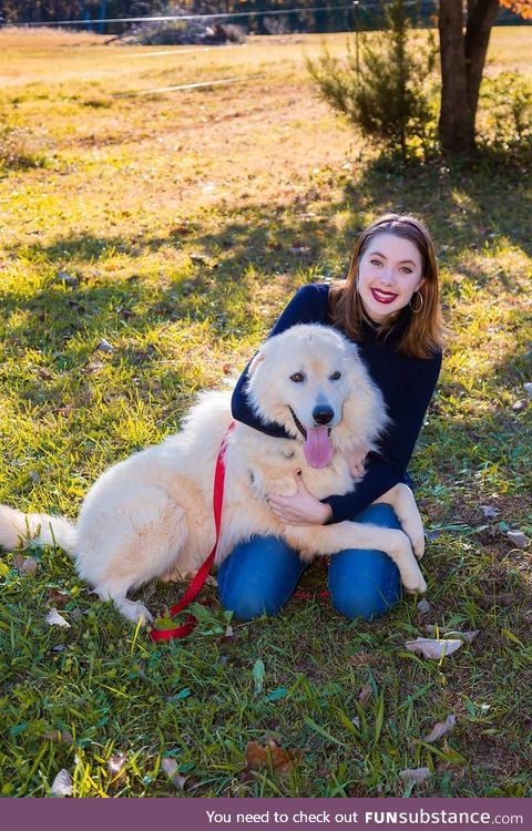 Me and my pupper (he’s only a year old!)