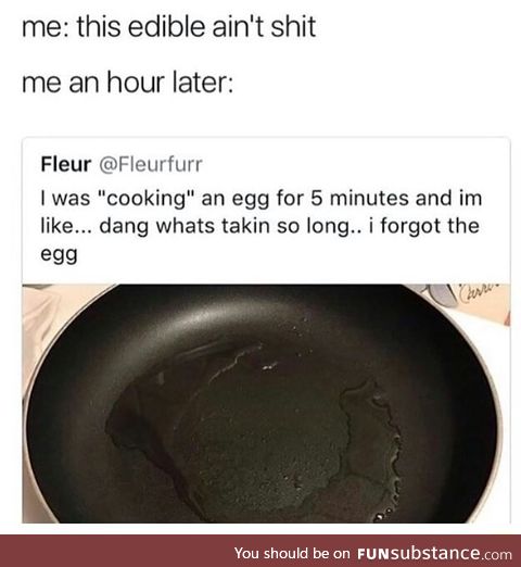 The egg walked away