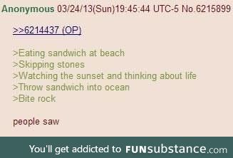 OP eats rocks