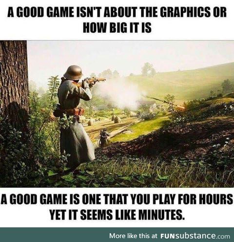 Gamers feeling for games