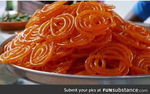 Indian sweet called Jalebi