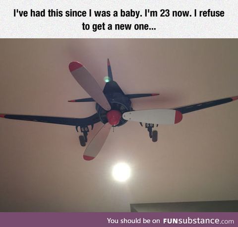 No more boring ceiling fan