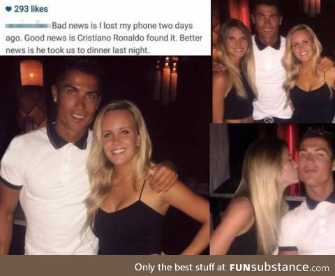 Good guy Cristiano Ronaldo