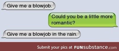 Being romantic