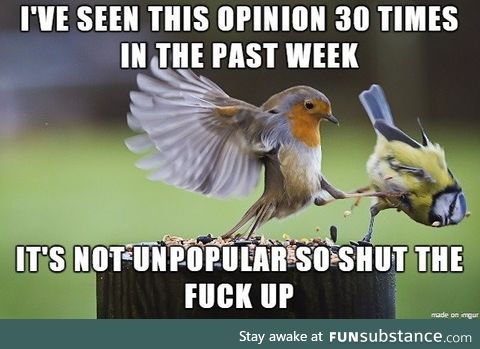 Unpopular popularity